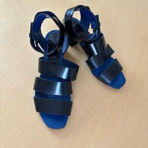 Proenza Schouler Black and Blue Women's Sandals